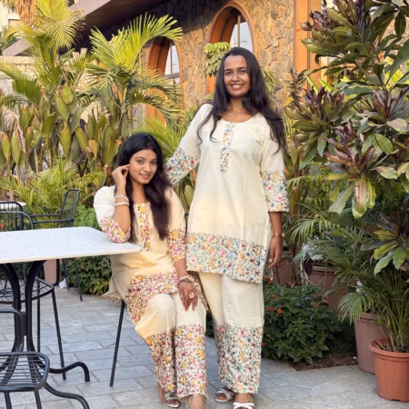 Women’s Embroidered Co-ord Set | Perfect for Diwali & Bhai Dooj